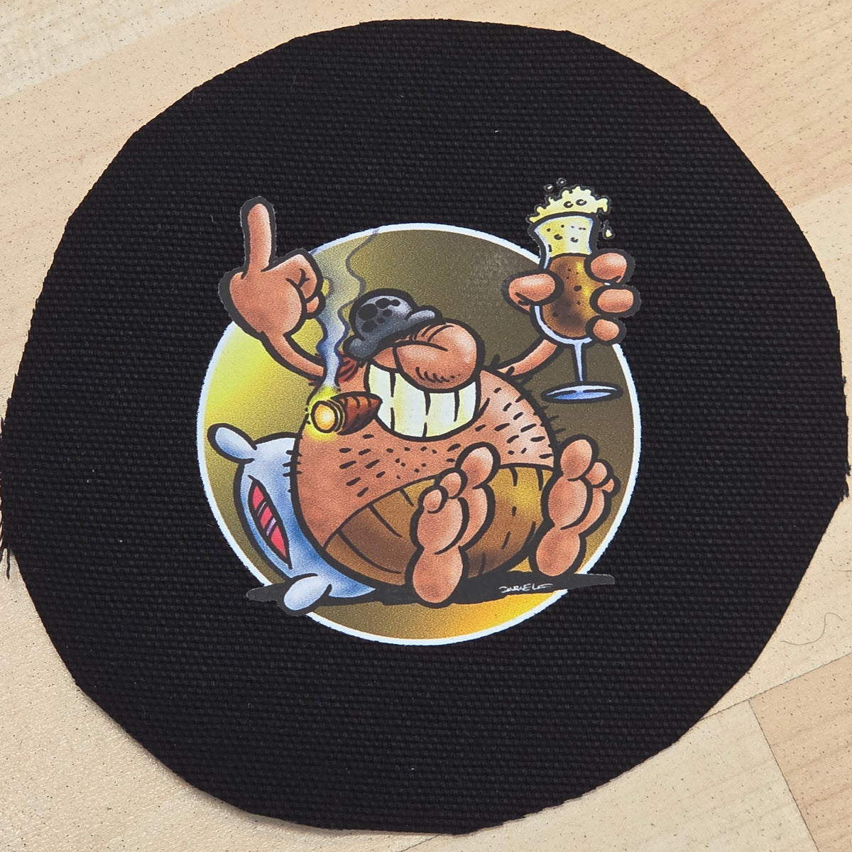 Herman Hedning - Herman (tygpatch)