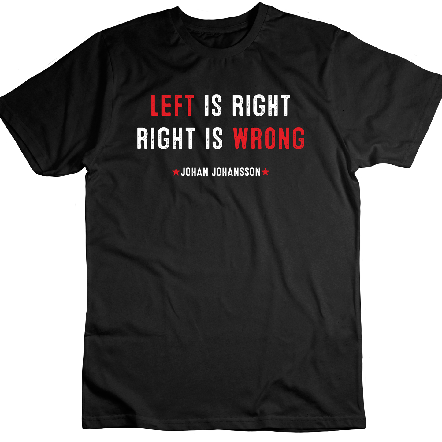 Johan Johansson - Left is right, right is wrong (T-shirt)