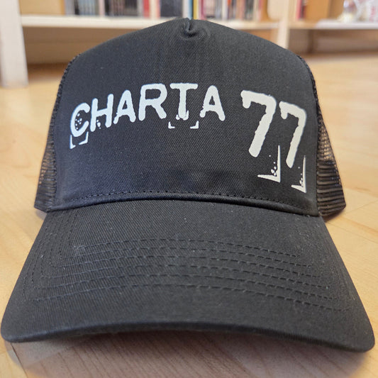 Charta 77 - Nya loggan (vit) (Keps)