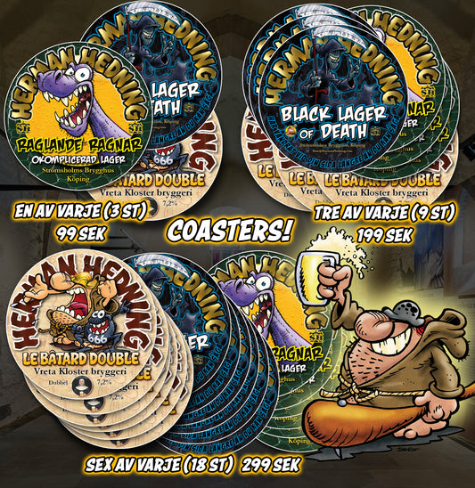Hermans coasters - serie ETT