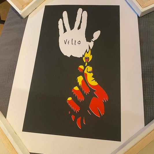 Håkan Eklund - Vello (Screentryckt poster)
