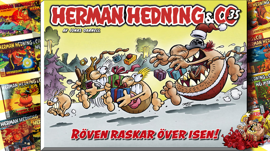 Julalbum 2026 nummer 35 "Röven raskar över isen!" (Förhandsbokning)