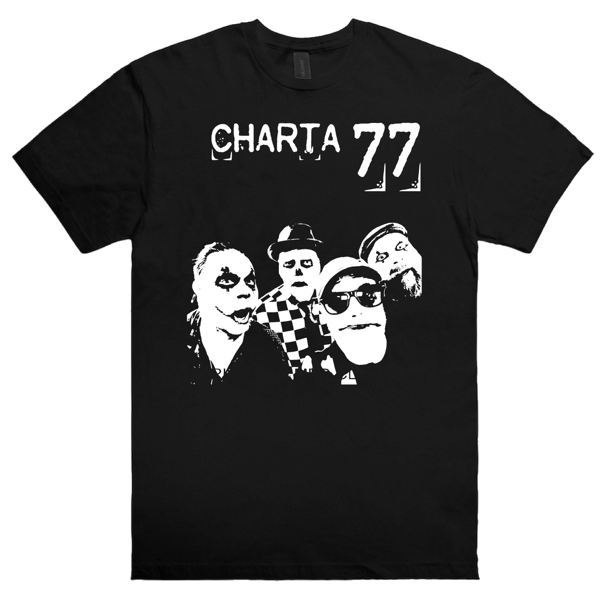 Charta 77 - Förhandla med clowner (T-shirt)