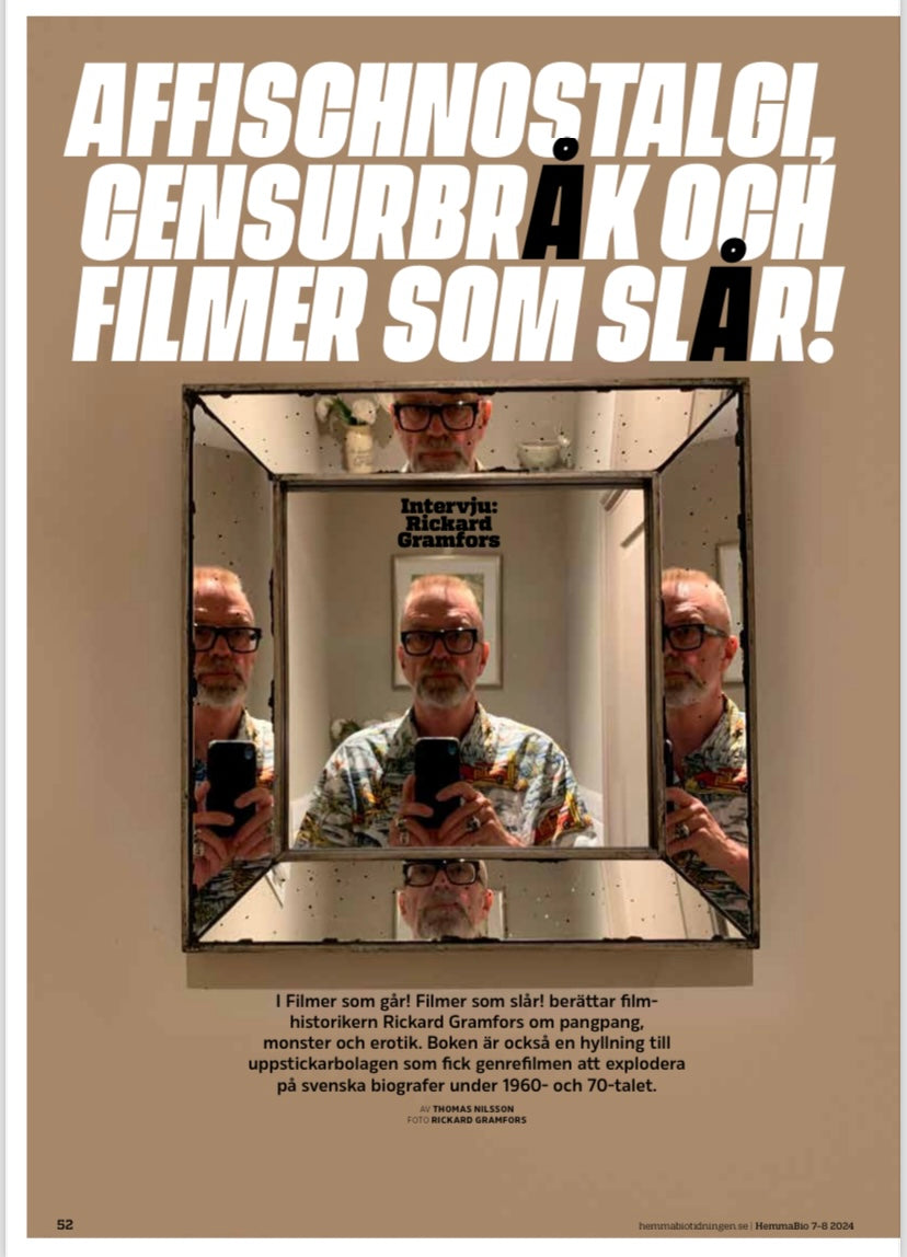 Filmer som går! Filmer som slår! (Coffee table-book 384 sid)