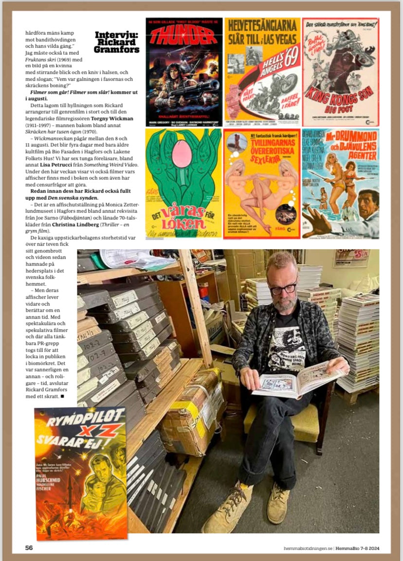 Filmer som går! Filmer som slår! (Coffee table-book 384 sid)